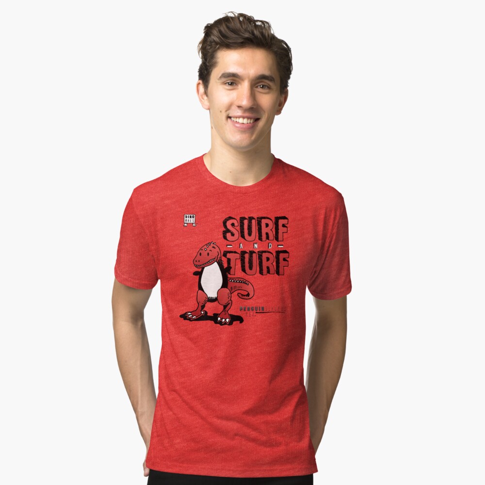 Surf and Turf Tri-blend T-Shirt