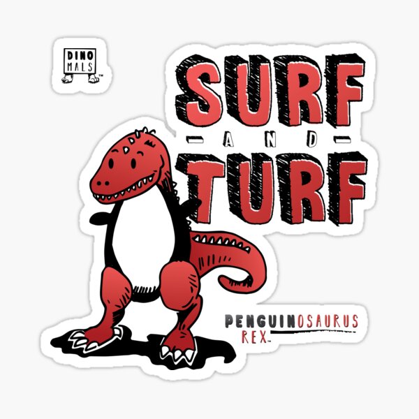 Surf and Turf Sticker