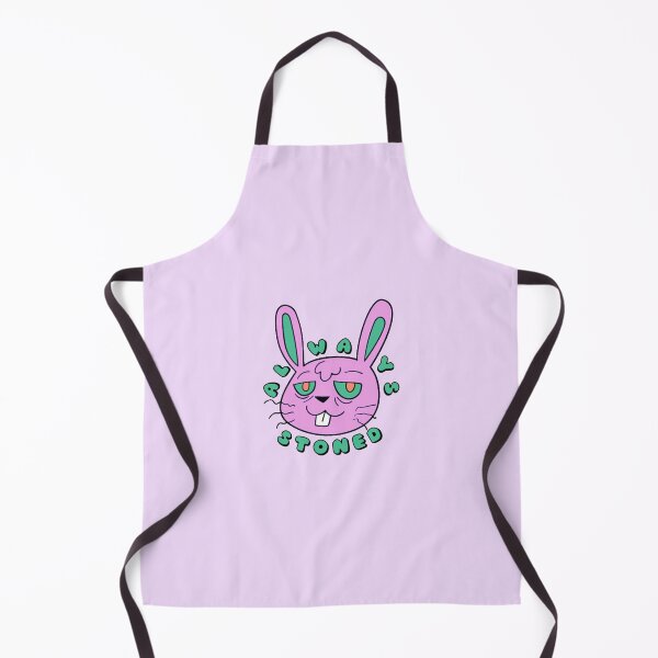 Item preview, ALWAYS STONED High Bunny Purple Turquoise designed and sold by everything4eva.