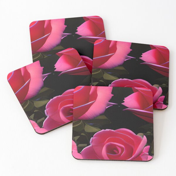 Item preview, Rose Garden Offset Pattern Digital Artwork Design  designed and sold by NellVerde.