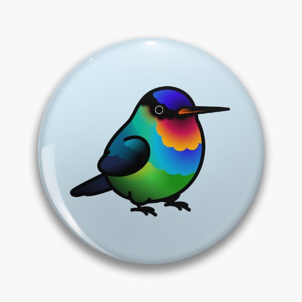 Item preview, Chubby Fiery-throated Hummingbird designed and sold by birdhism.