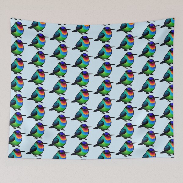 Item preview, Chubby Fiery-throated Hummingbird designed and sold by birdhism.