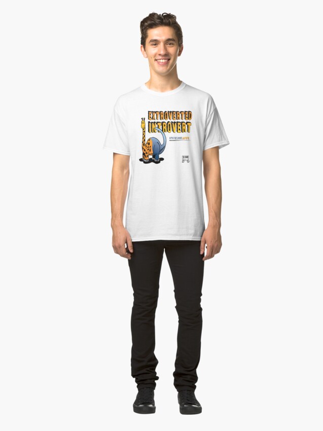 Alternate view of Extroverted Introvert Classic T-Shirt