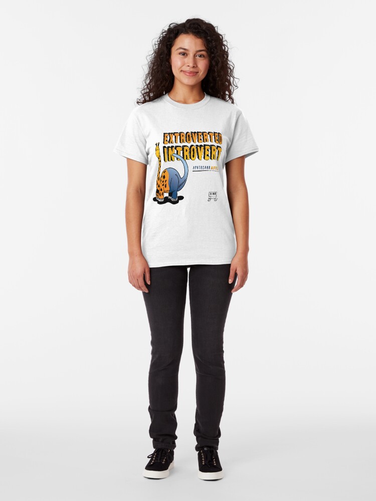 Alternate view of Extroverted Introvert Classic T-Shirt