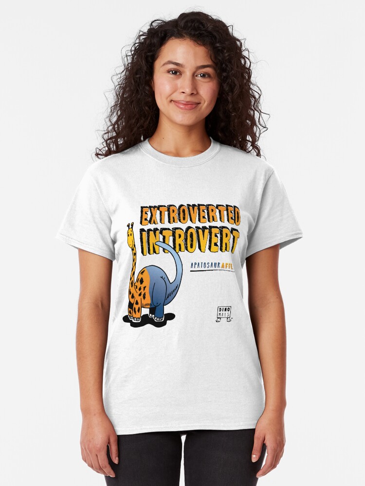 Alternate view of Extroverted Introvert Classic T-Shirt