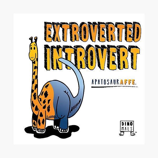 Extroverted Introvert Photographic Print