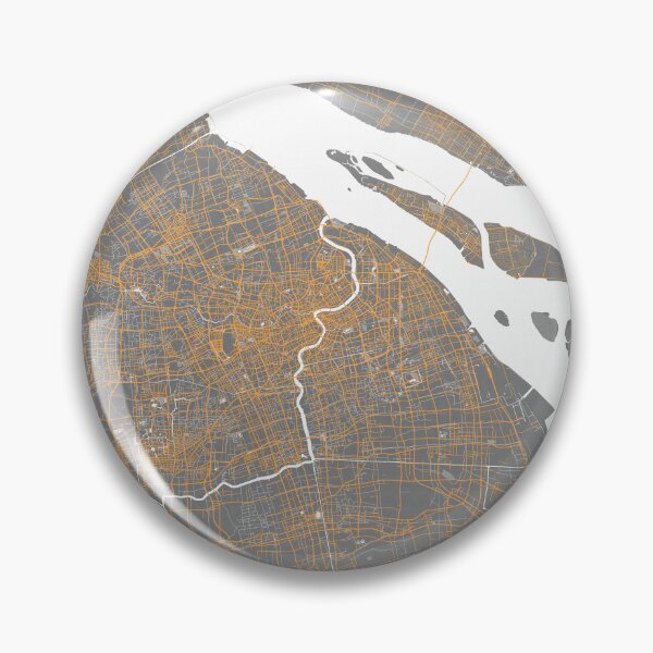 Item preview, Shanghai City Map of China - Bauhaus designed and sold by deMAP.
