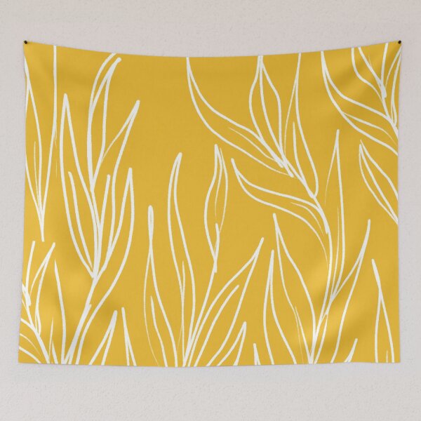Item preview, Mustard Leaves Pattern designed and sold by MaiZephyr.