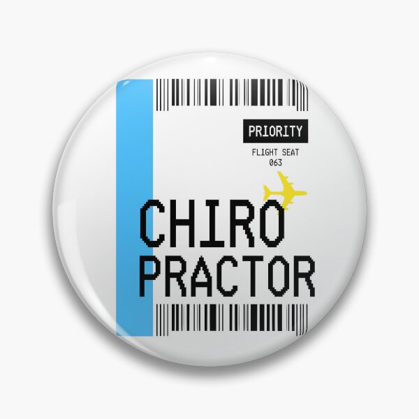 Item preview, PLANE TICKET POCKET DESIGN CHIROPRACTOR designed and sold by aydapadi.