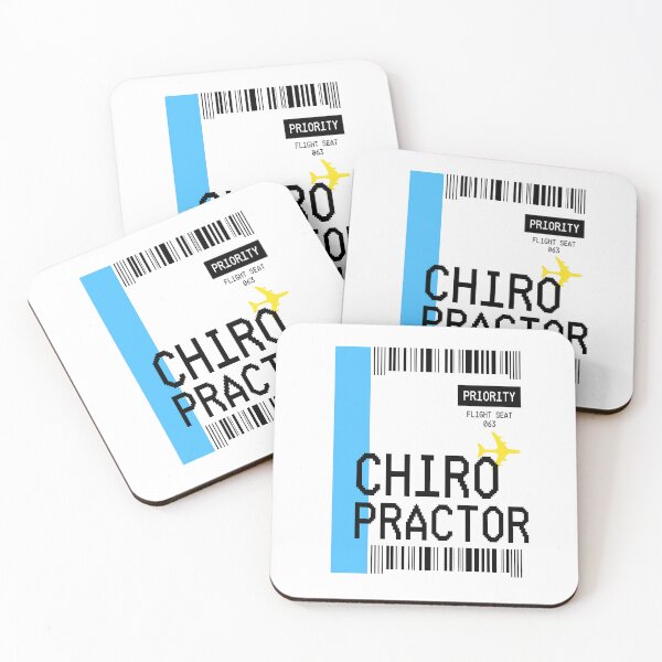 Item preview, PLANE TICKET POCKET DESIGN CHIROPRACTOR designed and sold by aydapadi.