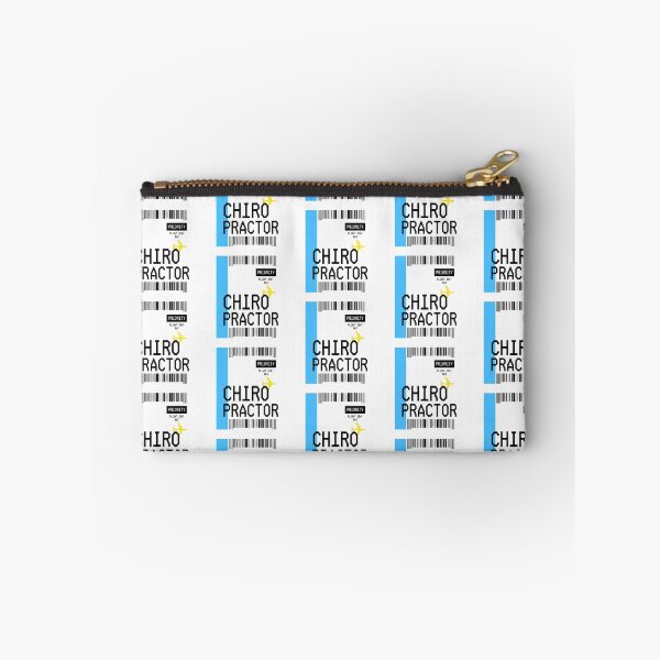 Item preview, PLANE TICKET POCKET DESIGN CHIROPRACTOR designed and sold by aydapadi.