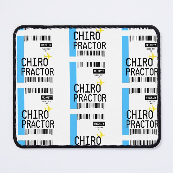 Item preview, PLANE TICKET POCKET DESIGN CHIROPRACTOR designed and sold by aydapadi.