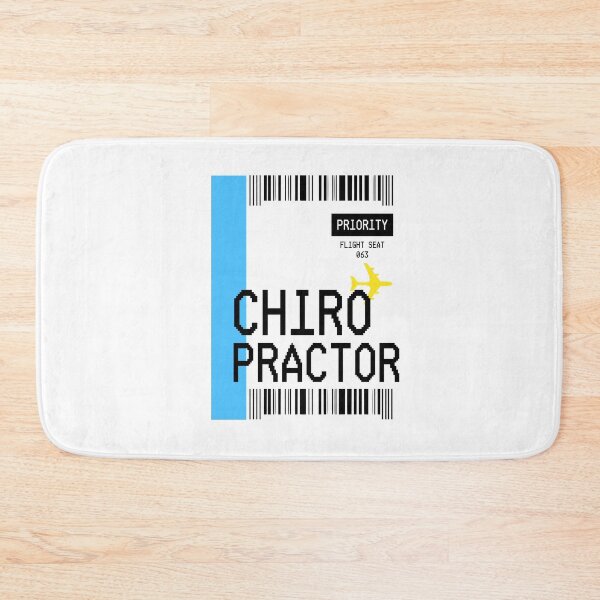 Item preview, PLANE TICKET POCKET DESIGN CHIROPRACTOR designed and sold by aydapadi.