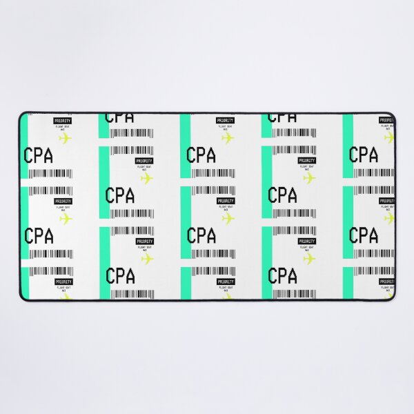 Item preview, PLANE TICKET POCKET DESIGN CPA ACCOUNTANT designed and sold by aydapadi.