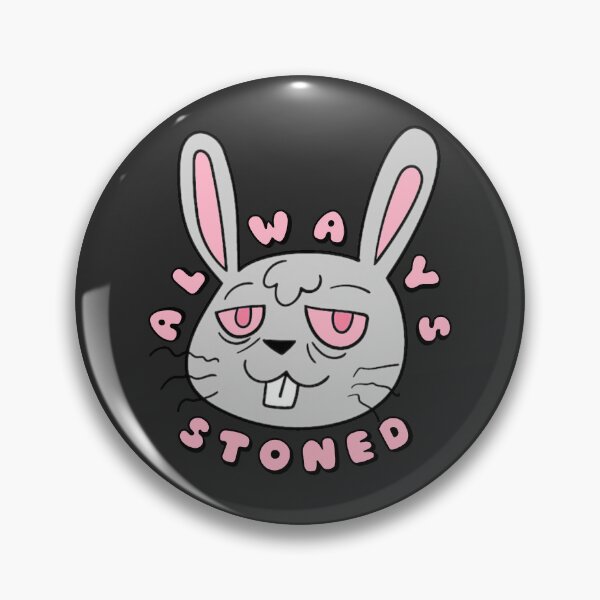 Item preview, ALWAYS STONED High Bunny Grey Pink designed and sold by everything4eva.
