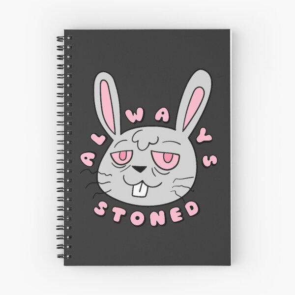 Item preview, ALWAYS STONED High Bunny Grey Pink designed and sold by everything4eva.