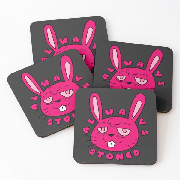 Item preview, ALWAYS STONED High Bunny Pink designed and sold by everything4eva.