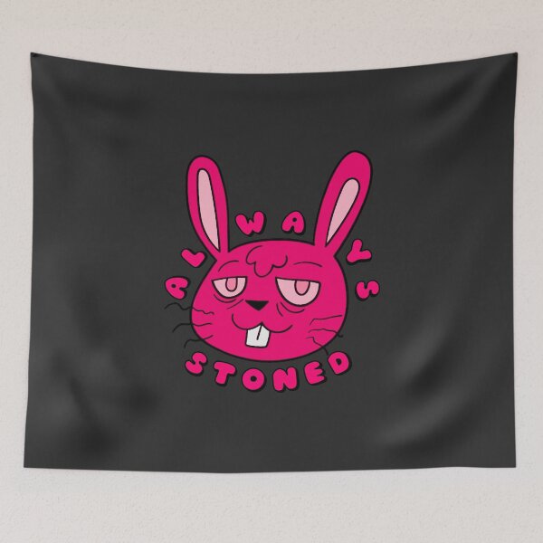 Item preview, ALWAYS STONED High Bunny Pink designed and sold by everything4eva.