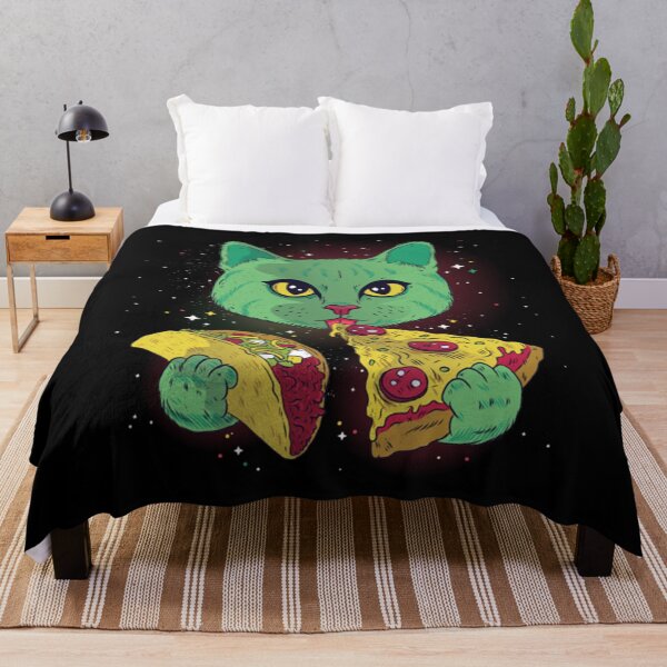 Item preview, Meme Taco And Pizza Loving Cosmic Cat designed and sold by PatrickWeidle.