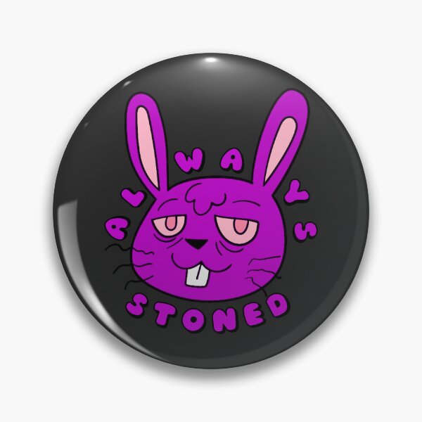 Item preview, ALWAYS STONED High Bunny Purple designed and sold by everything4eva.