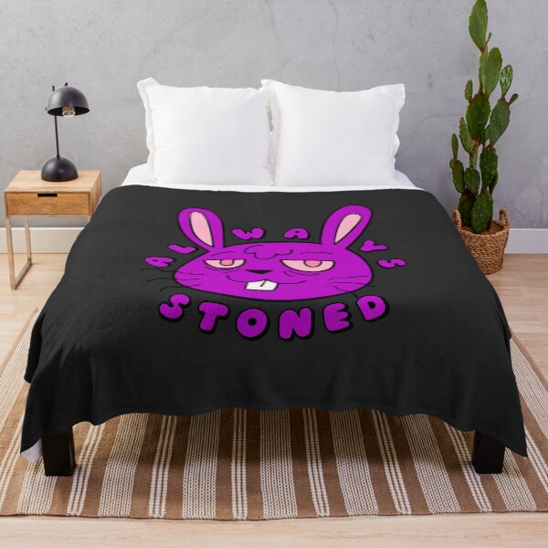 Item preview, ALWAYS STONED High Bunny Purple designed and sold by everything4eva.