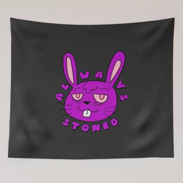 Item preview, ALWAYS STONED High Bunny Purple designed and sold by everything4eva.