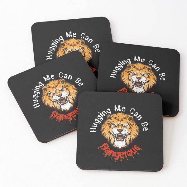 Item preview, Tiger style Hugging Me Can Be Dangerous sticker, t-shrits, mug and hats designed and sold by pookamon14.