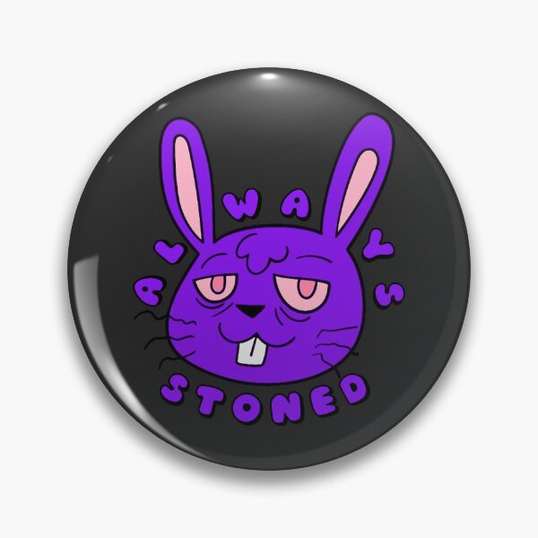 Item preview, ALWAYS STONED High Bunny Purple designed and sold by everything4eva.