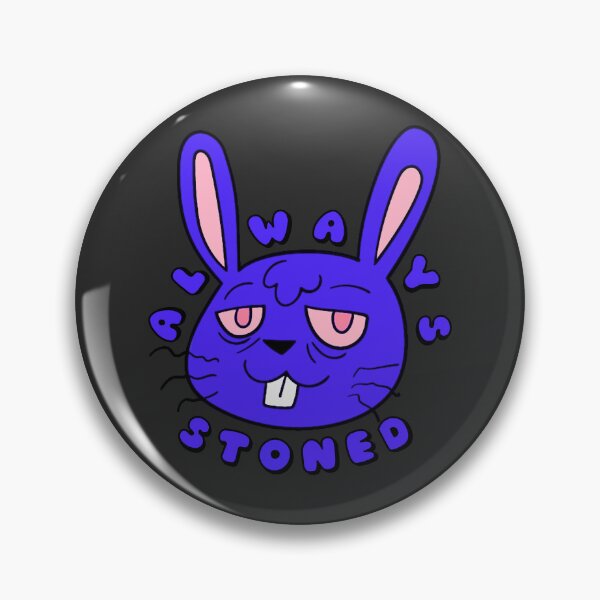 Item preview, ALWAYS STONED High Bunny Blue designed and sold by everything4eva.