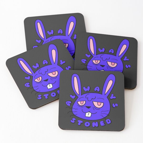 Item preview, ALWAYS STONED High Bunny Blue designed and sold by everything4eva.