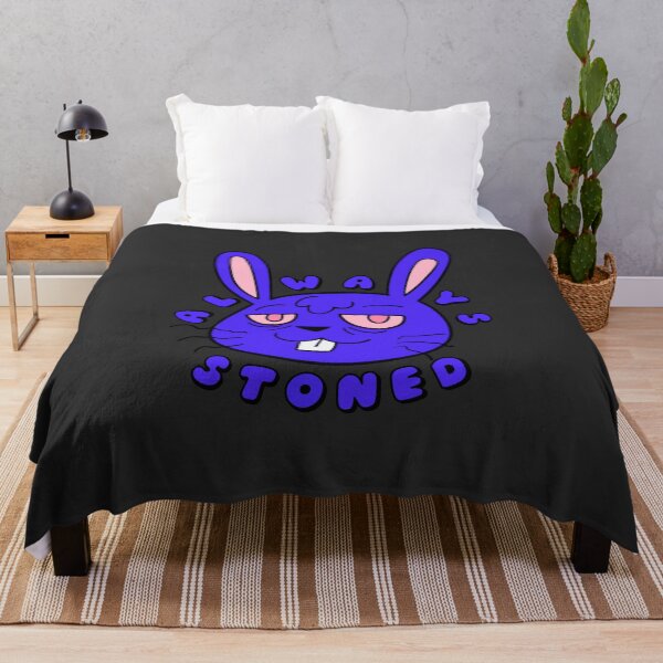 Item preview, ALWAYS STONED High Bunny Blue designed and sold by everything4eva.