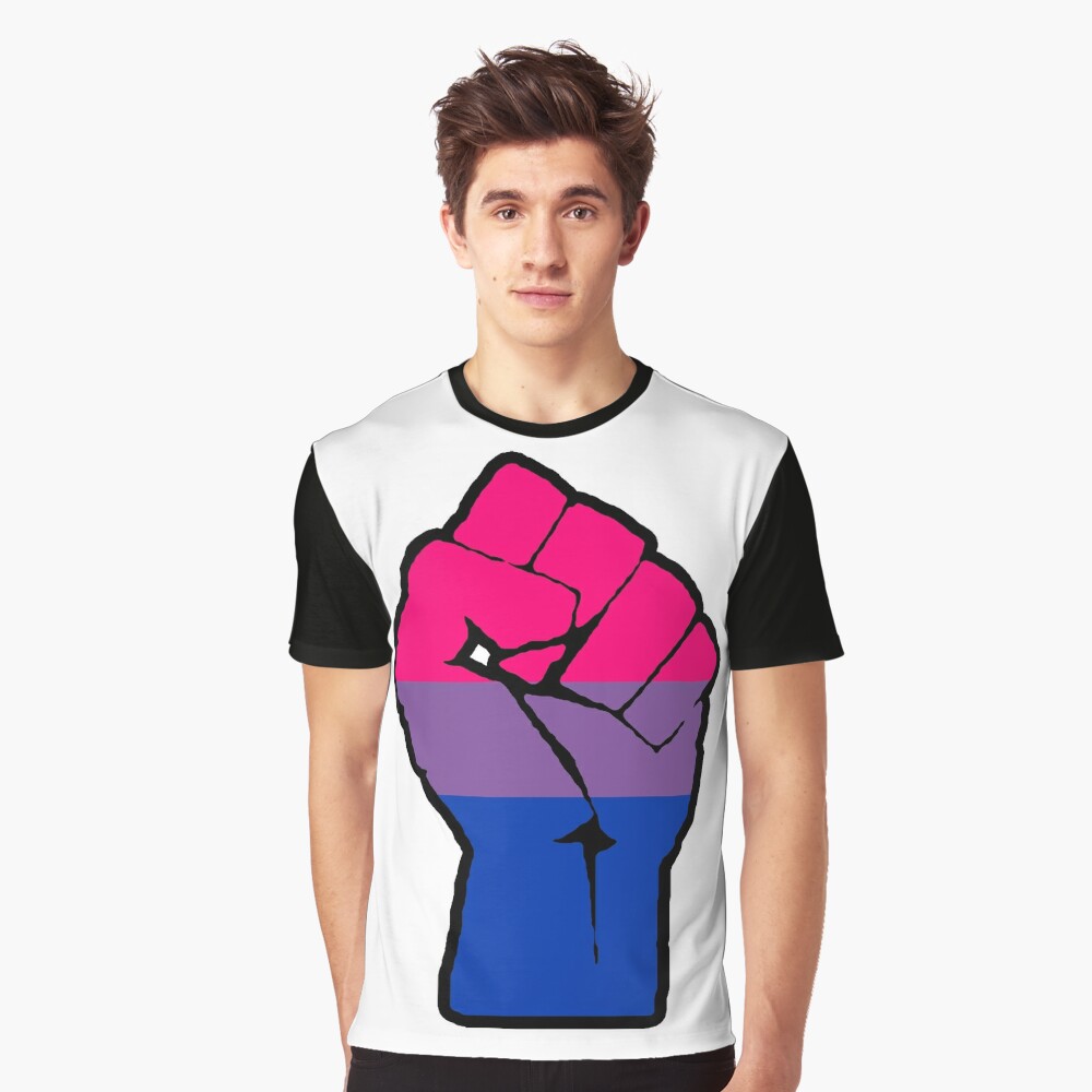 Bisexual Pride Flag - Raised Fist