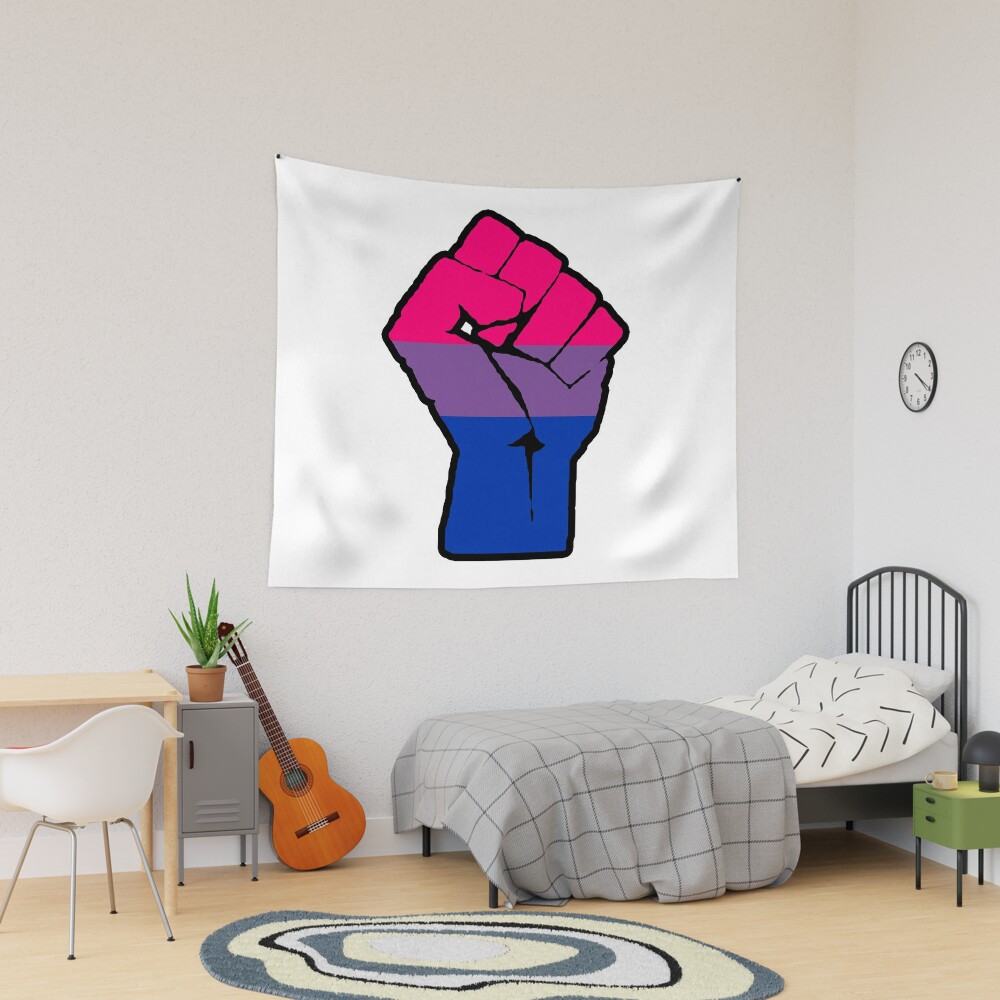 Bisexual Pride Flag - Raised Fist