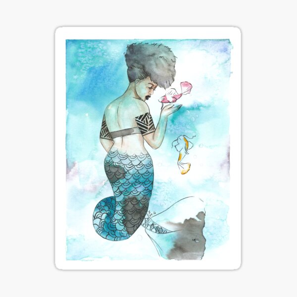 Midori | Inked Mermaids Series Sticker