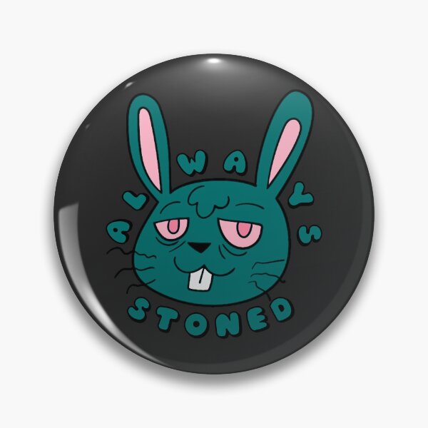 Item preview, ALWAYS STONED High Bunny Teal designed and sold by everything4eva.