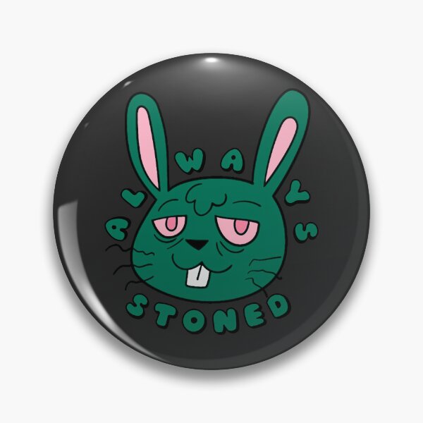 Item preview, ALWAYS STONED High Bunny Green designed and sold by everything4eva.
