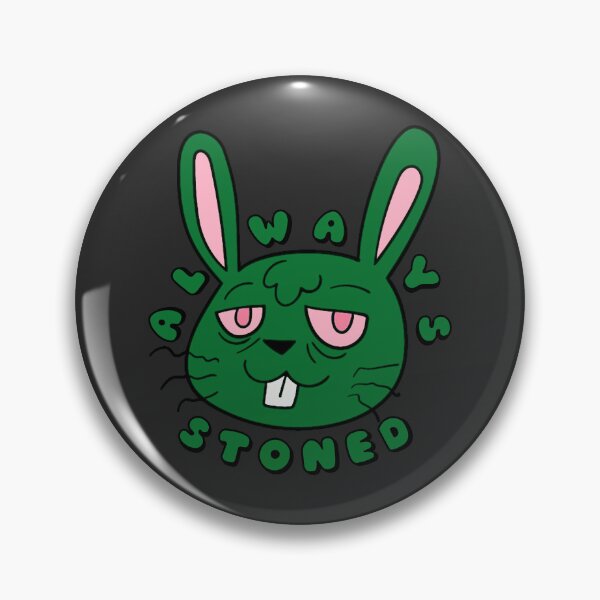 Item preview, ALWAYS STONED High Bunny Green designed and sold by everything4eva.
