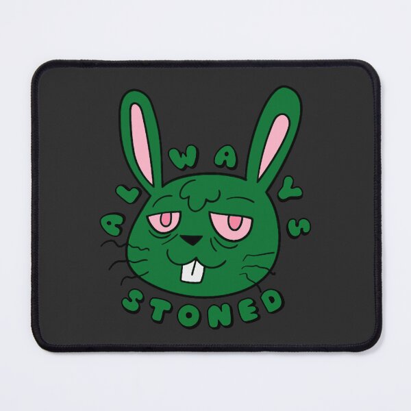 Item preview, ALWAYS STONED High Bunny Green designed and sold by everything4eva.