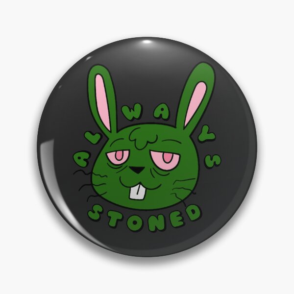 Item preview, ALWAYS STONED High Bunny Green designed and sold by everything4eva.