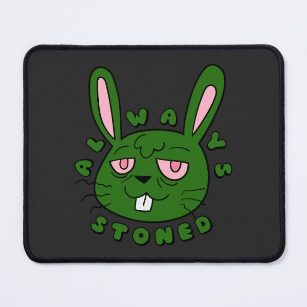 Item preview, ALWAYS STONED High Bunny Green designed and sold by everything4eva.