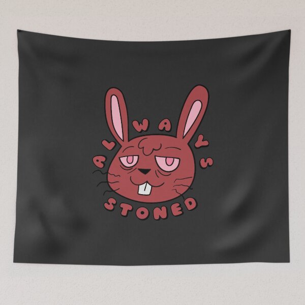 Item preview, ALWAYS STONED High Bunny Red designed and sold by everything4eva.