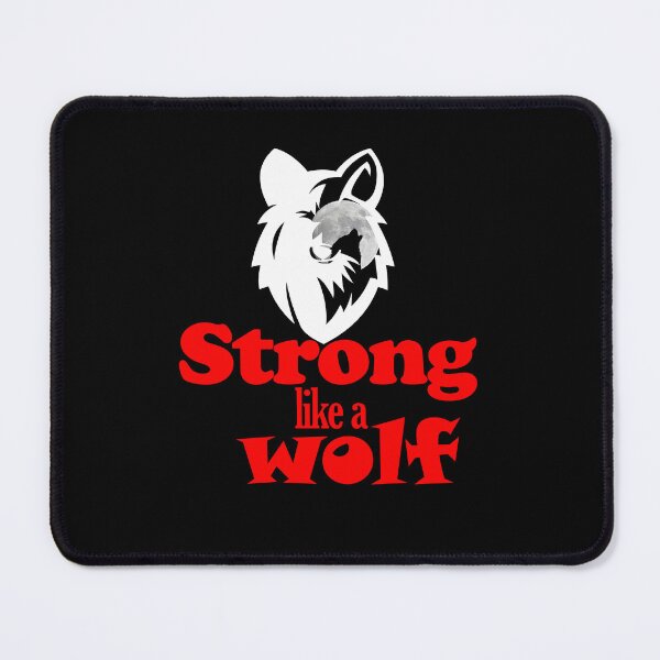 Item preview, Be strong like the night wolf funny cool quotes designed and sold by Bizish.