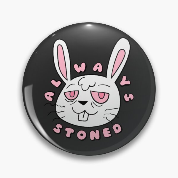 Item preview, ALWAYS STONED High Bunny White Pink designed and sold by everything4eva.