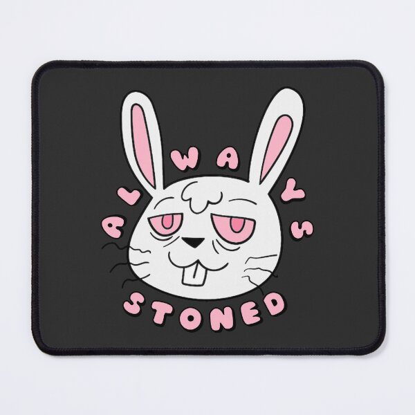 Item preview, ALWAYS STONED High Bunny White Pink designed and sold by everything4eva.