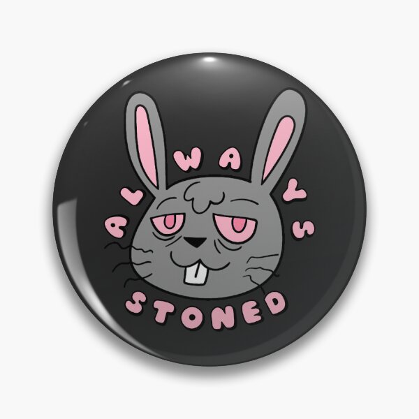 Item preview, ALWAYS STONED High Bunny Grey Pink designed and sold by everything4eva.