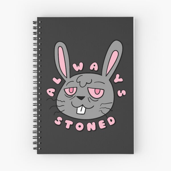 Item preview, ALWAYS STONED High Bunny Grey Pink designed and sold by everything4eva.