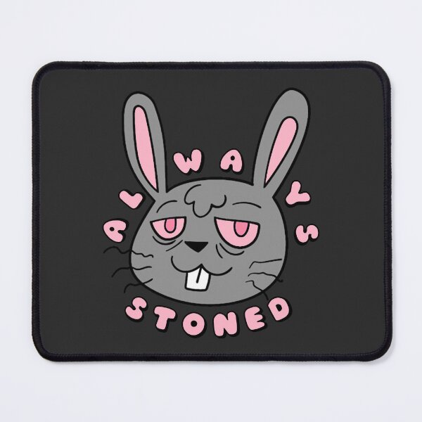 Item preview, ALWAYS STONED High Bunny Grey Pink designed and sold by everything4eva.