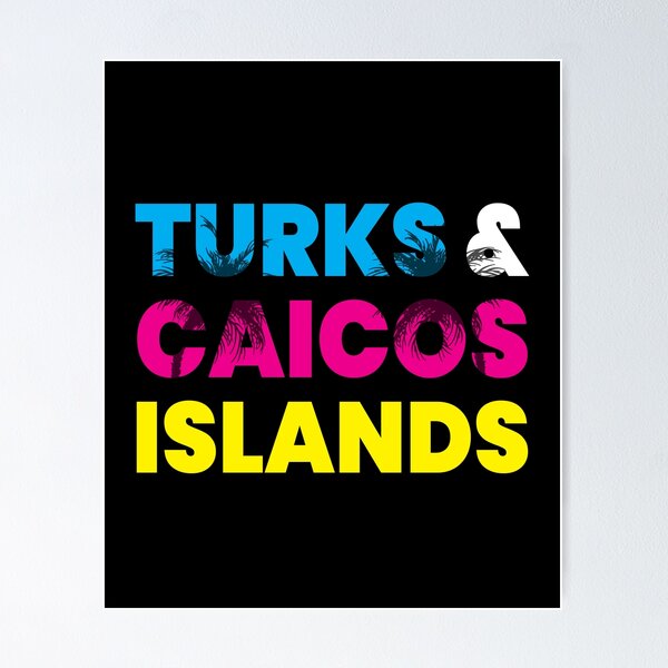 Item preview, Turks & Caicos Islands Vacation Souvenir Caribbean Cruise Stop designed and sold by Delightfully Cynical.