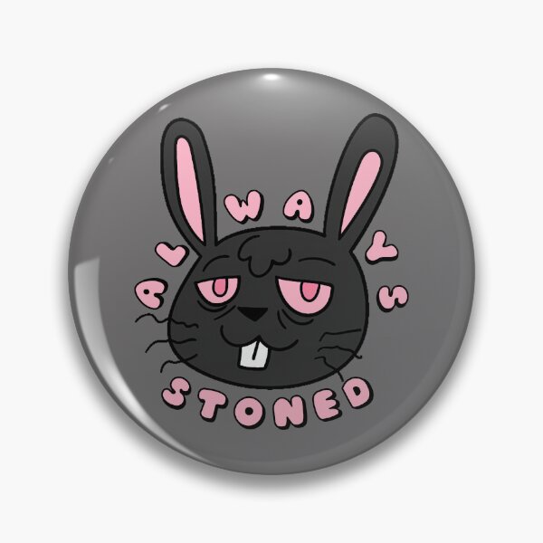 Item preview, ALWAYS STONED High Bunny Black Pink designed and sold by everything4eva.