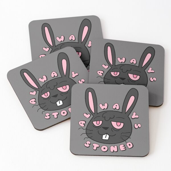 Item preview, ALWAYS STONED High Bunny Black Pink designed and sold by everything4eva.
